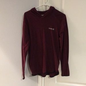 Hurley Medium Maroon hoodie